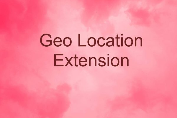 Geo Location Extension